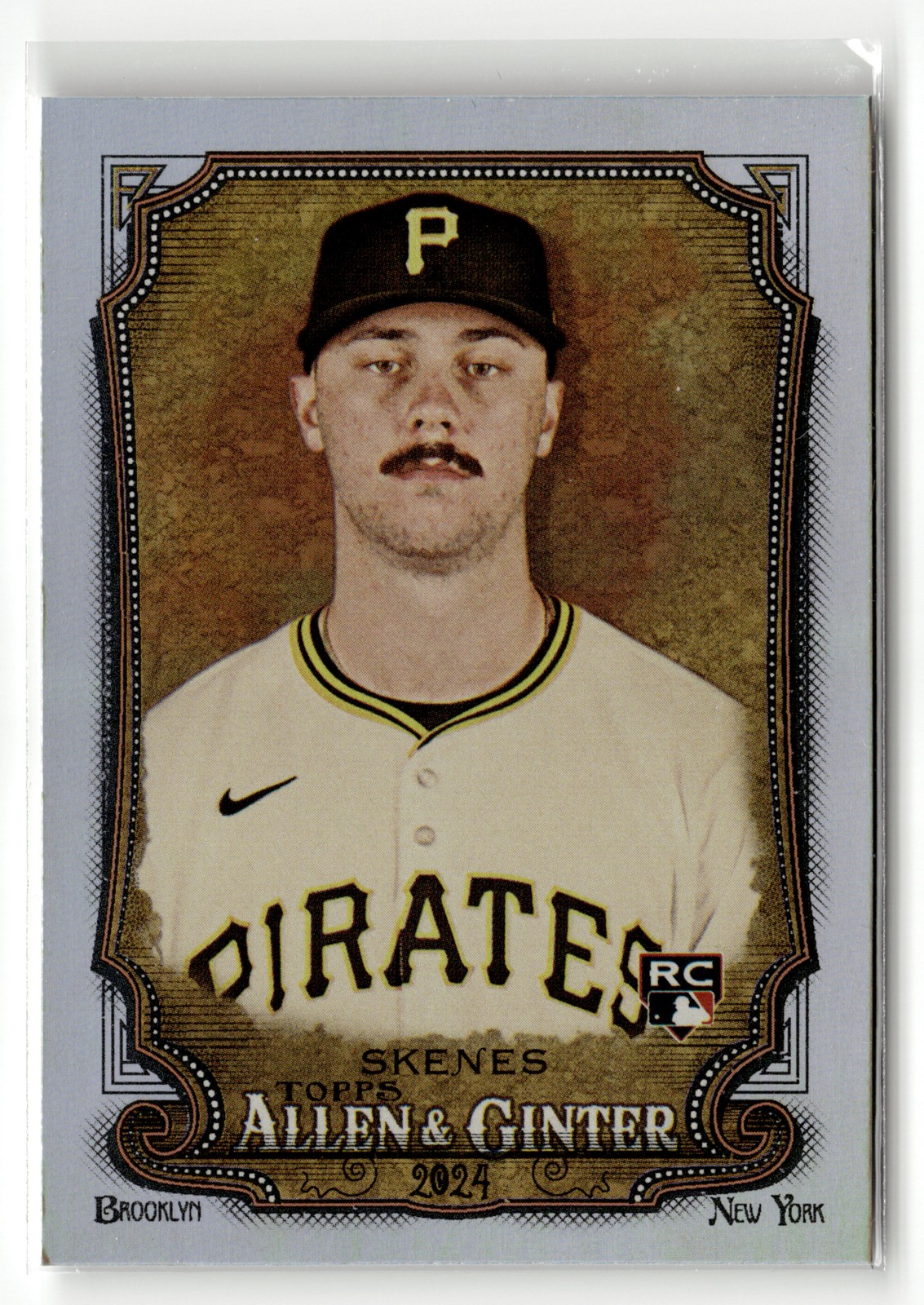 Paul Skenes Rookie 2024 Topps Allen & Ginter #282 Silver Portrait (READ)