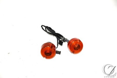 1998 98 Harley FXDL Dyna Low Rider Front Turn Signal Indicator Set