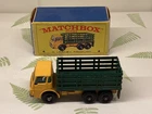 Original Vintage Lesney Matchbox #4 Dodge Stake Truck. MIB 1960’s.