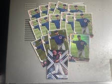 LOT 16 2018 BOWMAN DRAFT NICO HOERNER 1ST PROSPECT REFRACTOR ELITE BLUE 07/75