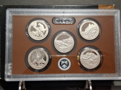 USA - Quarter Proof Set - 2012 - America the Beautiful - 5 Münzen - Mintmark: S 