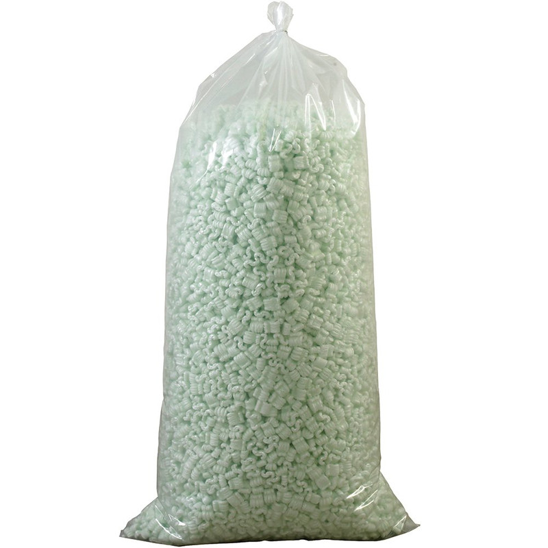 Box Usa Usa Packing Peanuts White 1-Pack Loose Fill Packaging Peanuts For