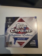 Topps Chrome Sapphire Edition 2021-22 UEFA Champions League Hobby Box Sealed