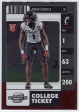 2022 Ahmad Sauce Gardner Draft Picks Contenders Optic College RC #25 (G1320)