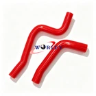 For 1967-1969 CHEVY CAMARO/PONTIAC FIREBIRD T/A V8 Silicone Radiator Hose Red