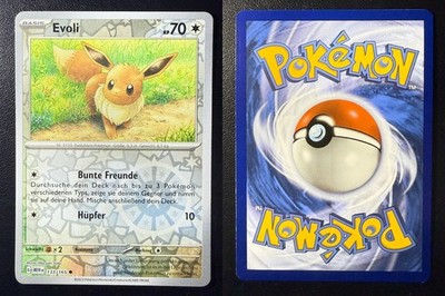 EVOLI 133/165 COMMON 151 POKEMON REVERSE HOLO NEAR MINT