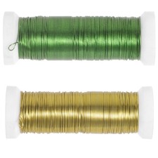 2 Rolls Filigree Crafts Baby Flower Stems Wire for Flowers Arrangements