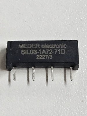 25 Pieces Standex Meder SIL03-1A72-71D Reed Relay 3 Volt 0.5 Amp $1 Each Qty 25