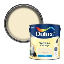 Dulux Matt Smooth  Creamy Emulsion Walls  Ceilings Paint 2.5L Colours