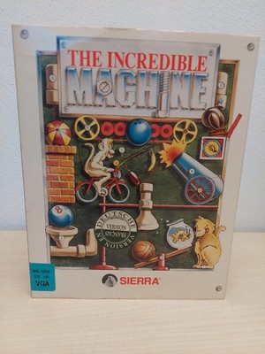 The Incredible Machine Vintage Game PC/MS DOS Sierra 1993 Big Box complete cib