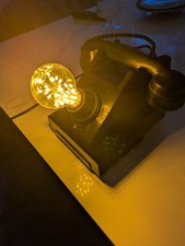 A Unique 1930-50s Telephone Lamp. Bakelite Construction.