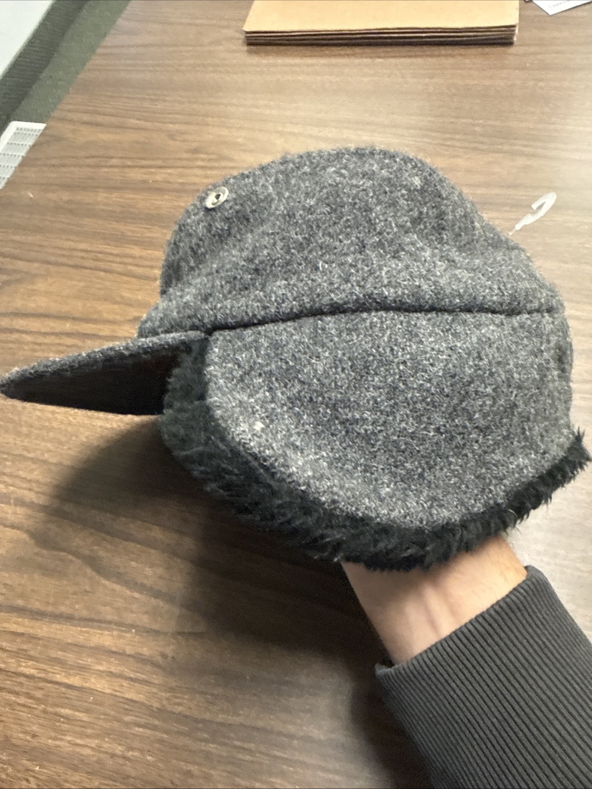 Pendleton Flat Cap Wool Hat Men's Large Ear Flaps… - image 9