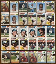 (30) 1977 TOPPS BASEBALL HOF/STAR CARDS MUNSON, SEAVER, BROCK, YAZ, SCHMIDT READ
