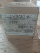 New Hubbell WIEGMANN PBSS1 Pushbutton Enclosure S/S  1246-A