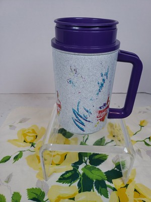 Vintage 90's genuine McDonald's THERMO Hot & Cold Plastic Beverage Travel Mug 