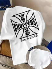 Men'S Trendy T-Shirt Featuring a Unique West Coast Choppers Letter Print shirt