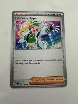 Emcee's Hype 163/182 Common Destined Rivals Pokemon Near Mint