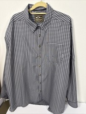 Drake Men s L/S Black Plaid XL BD01