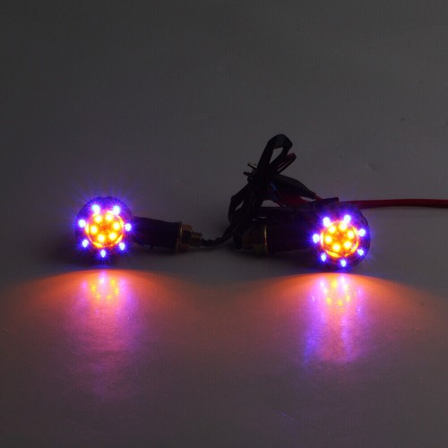 2x Lampadina Indicatori di Direzione LED Moto Universale per Harley - Foto 11 di 11