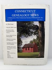 Connecticut Genealogy News Winter 2011 East Haddam Nathan Hale Schoolhouse Connecticut Genealogy News Winter 2011 East Haddam Nathan Hale Schoolhouse