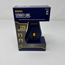 IRWIN Tools STRAIT-LINE COMPACT Chalk Reel, 30 ft. 1 Count (Pack of 1), blue 
