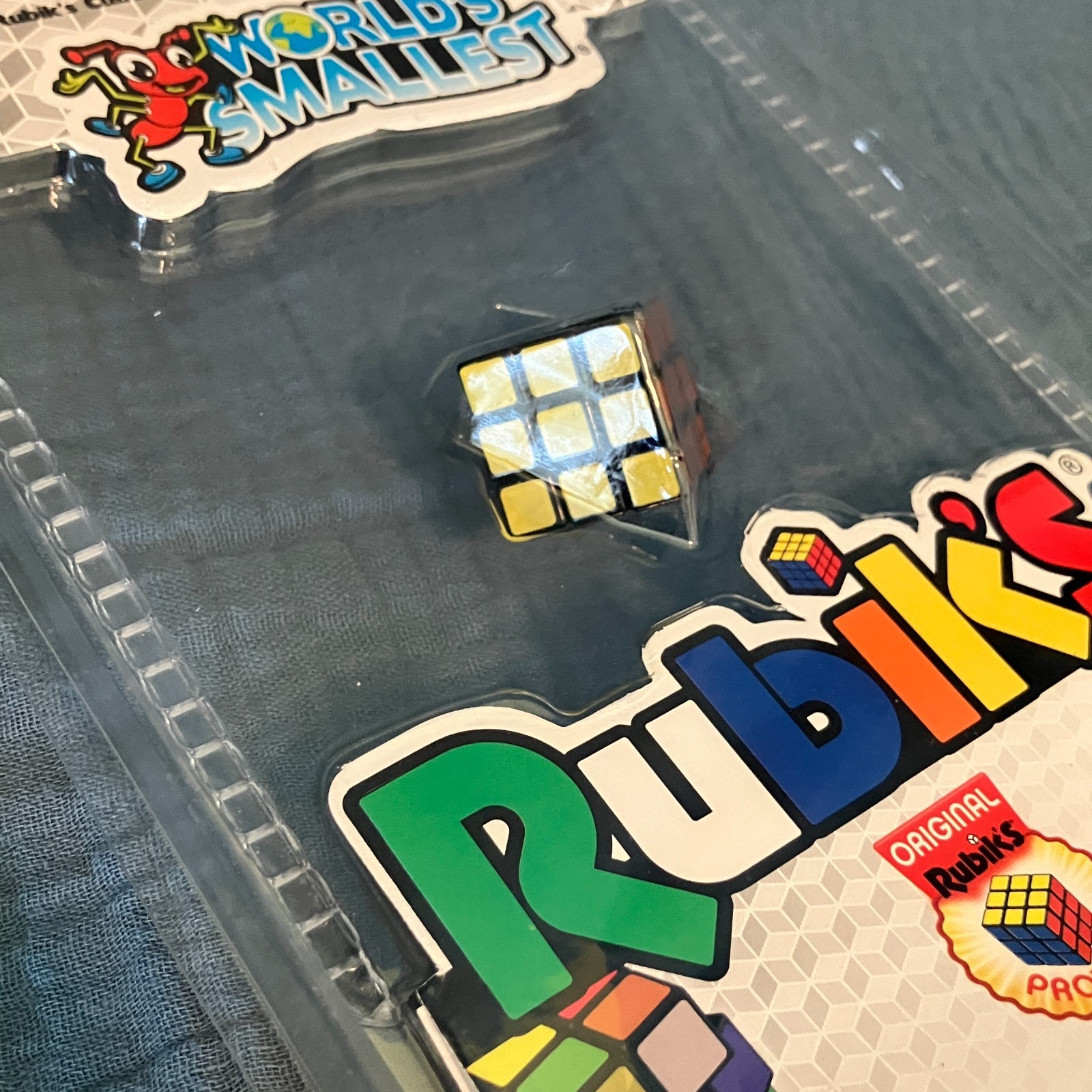 World's Smallest Rubik's Cube Miniature Edition Pocket Size NIB image 5