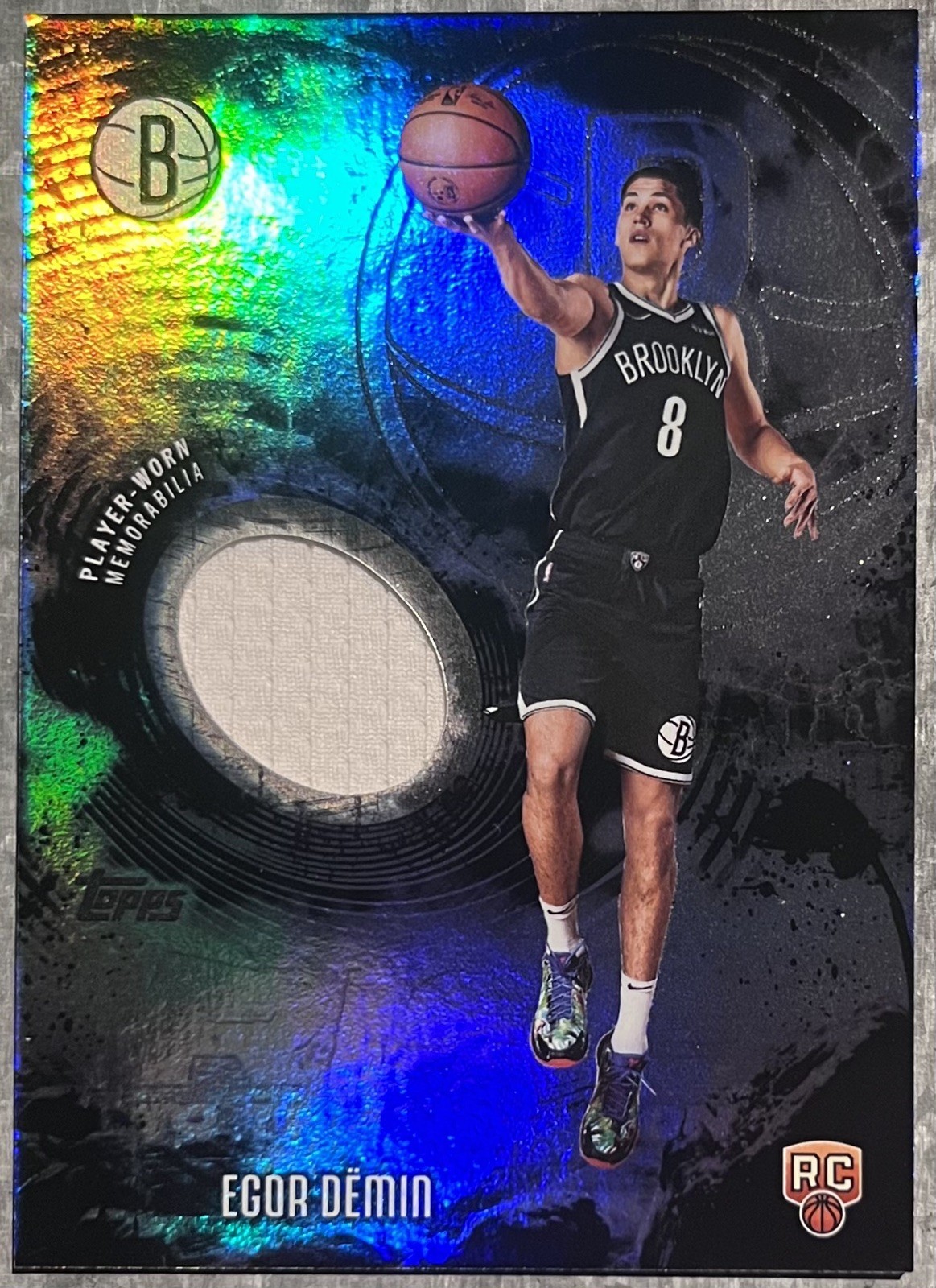 2025-26 Topps Egor Demin Rise To The Occasion Relic RC Rainbow Foil
