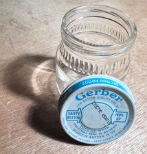 Vintage Gerber Baby Food Jar Expiration 1992 Glasswork
