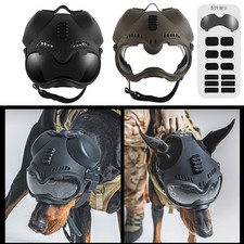 K9 Dog Tactical Helmet With Goggles Outdoor Training Search Rescue Dog Helmet