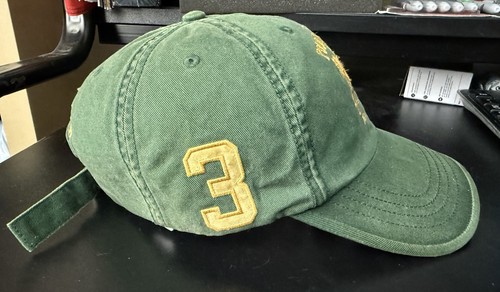 VTG Polo Ralph Lauren PRL Mercer Classic NY Strap Back Green Hat 90s Horsemen - Picture 4 of 6