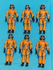 vintage GI G.I. Joe gijoe FRAG VIPER figure lot x6 FREE SHIP