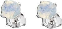 Opal Ohrstecker Silber 925 äThiopische Natur Edelsteine
