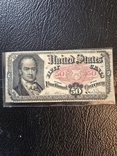 50 Cents Billet Fractionel 1875 RARE Très Bon Etat 