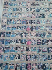 1989 Fleer Baseball Uncut Sheet