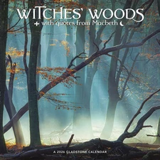 Carousel Calendars,  Witches Woods with Quotes from MacBeth 2026 Wall Calendar,