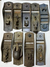 9 Woodworking Block Plane Bodies Used 