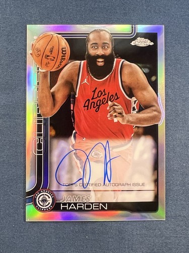 2025 Topps James Harden Chrome Autographs (Raw)