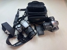 Canon EOS Rebel Camera Bundle Rebel XT Rebel K2 with Lenses, Charger Bag