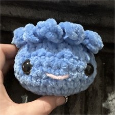 Handmade crochet blueberry plush