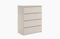 Kommode 4 Schubladen Kaschmir Holz Sideboard Anrichte Schubladenschrank