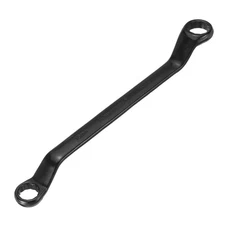 45 Degree Offset Box End Wrench 16 x 18mm Metric 12 Point Double End Black