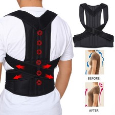 Back Posture Corrector Shoulder Straight Support Brace Belt Therapy Men Women