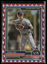 Dylan Cupp 079/149 2023 Panini USA Baseball Stars & Stripes Red Stars USA #44