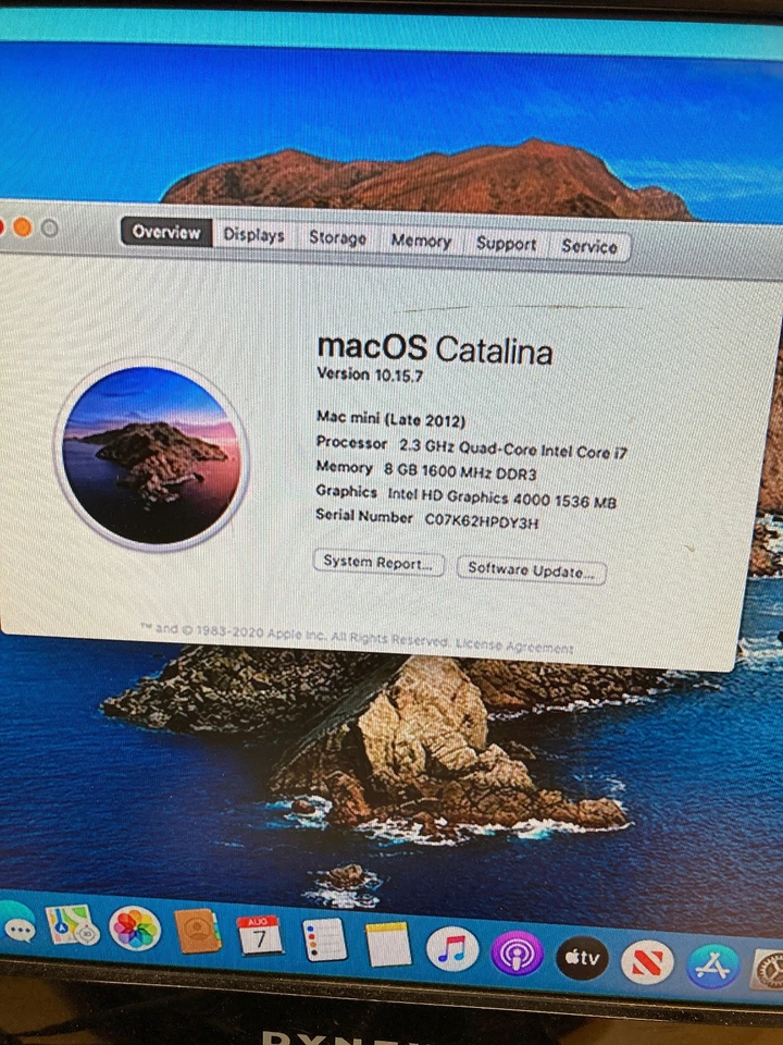 Apple Mac mini A1347 Desktop - MD388LL/A (October, 2012) 8GB RAM 1TB HDD - Image 2 of 4