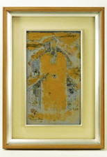 Dipinto ad olio Kostia Terechkovitch chiesa francese Ecole de Paris firmato