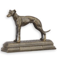Eine Gusseiserne Figur Windhund Replikat Retro Design Dekoration