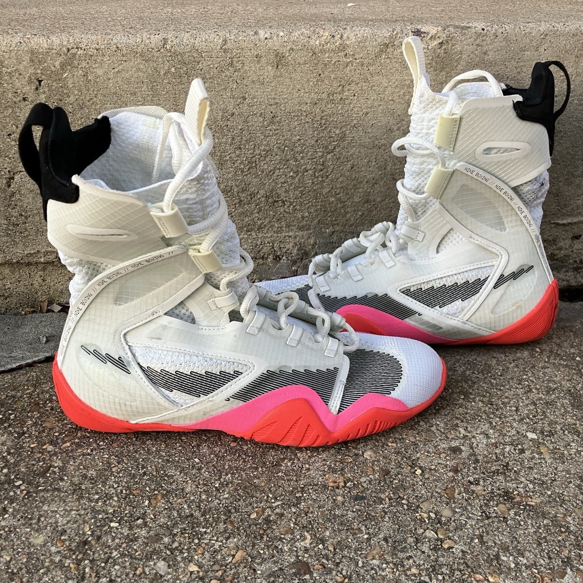 NIKE HYPERKO ボクシングシューズ 8.5 Nike Hyperko 2 SE Men 8.5 Boxing Shoes White Black Pink Red | eBay