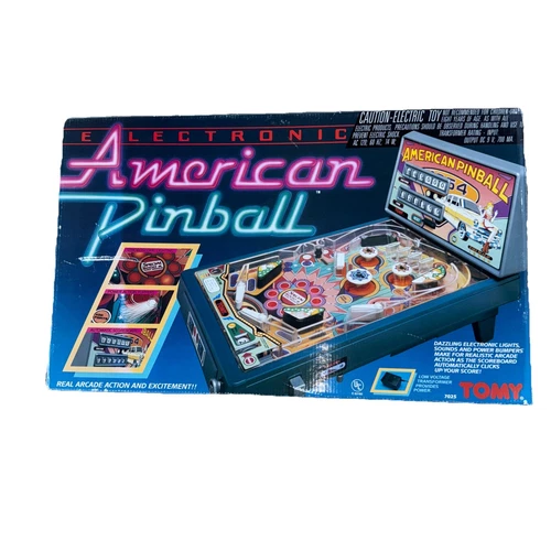 Tomy Electronic American Pinball Machine VTG New