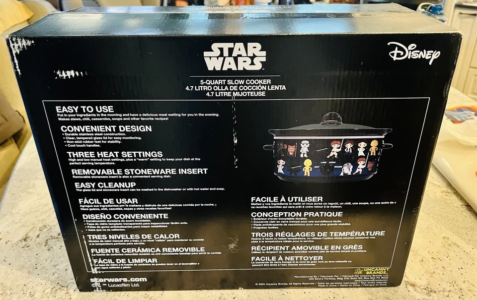 Star Wars 5-Quart Slow Cooker, Star Wars Crock-Pot, Star Wars Slow cooker - Image 2 of 4