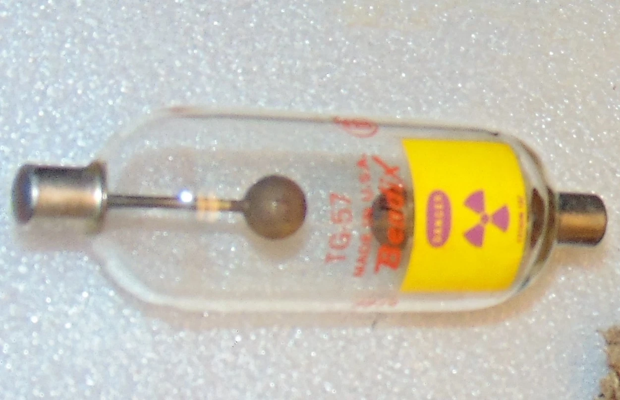 Nos Bendix スパーク ギャップ チューブ TG-57/TG57 * 新品作品 アメリカ製 - 画像2/2